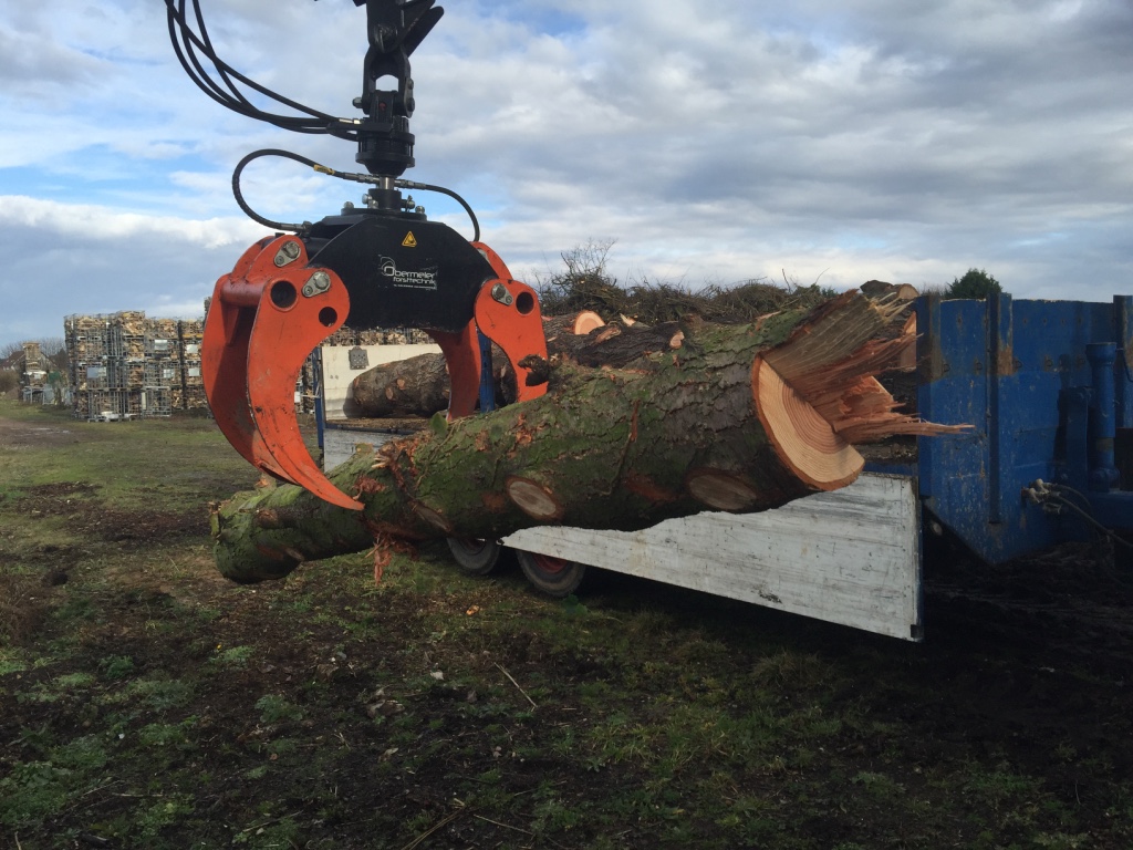 Holzgreifer Obermeyer